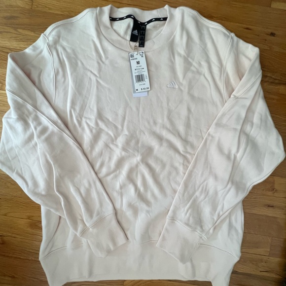 Men’s adidas Crewneck - pale pink - size medium - NWT - Picture 2 of 7